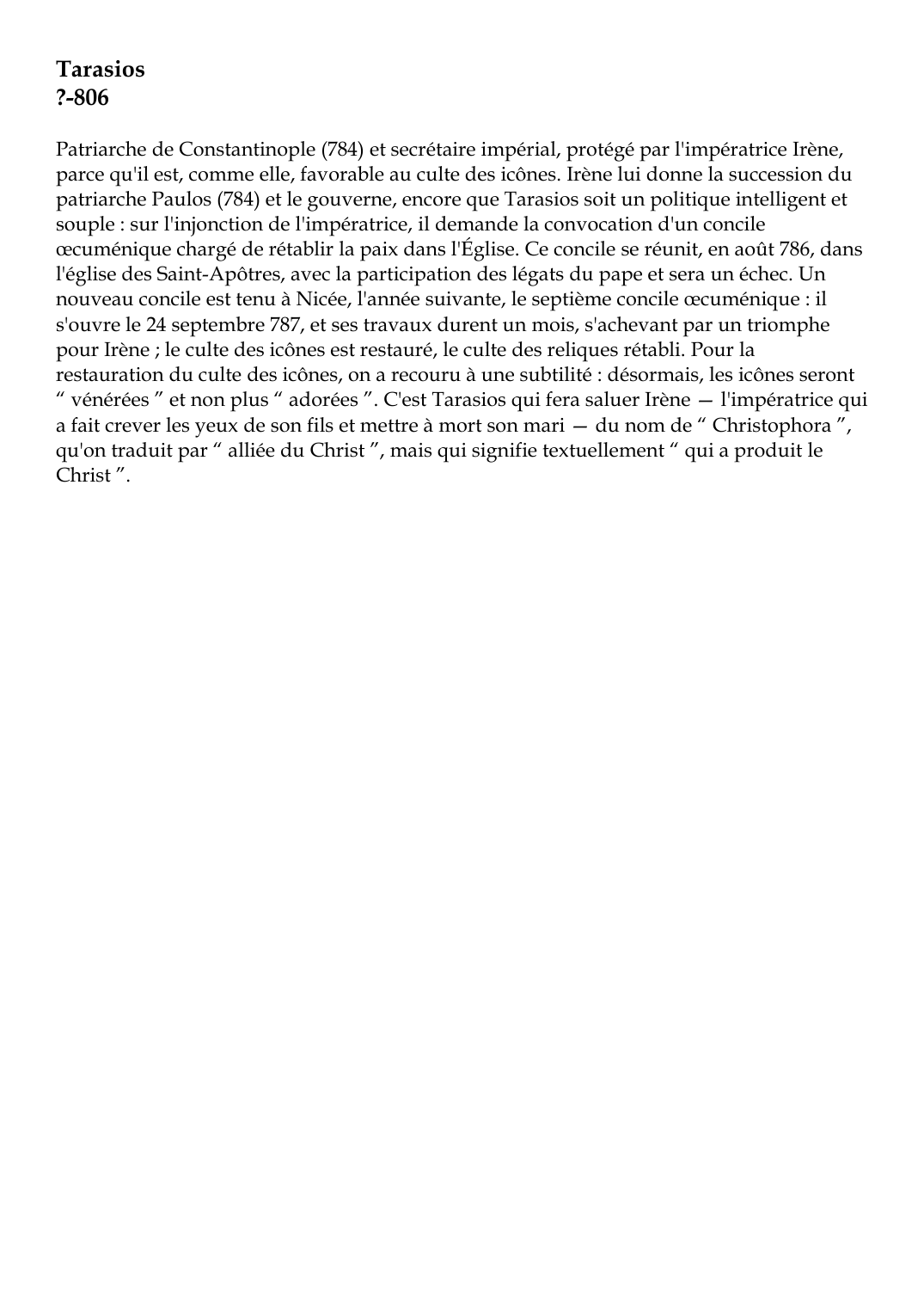 Prévisualisation du document Tarasios?