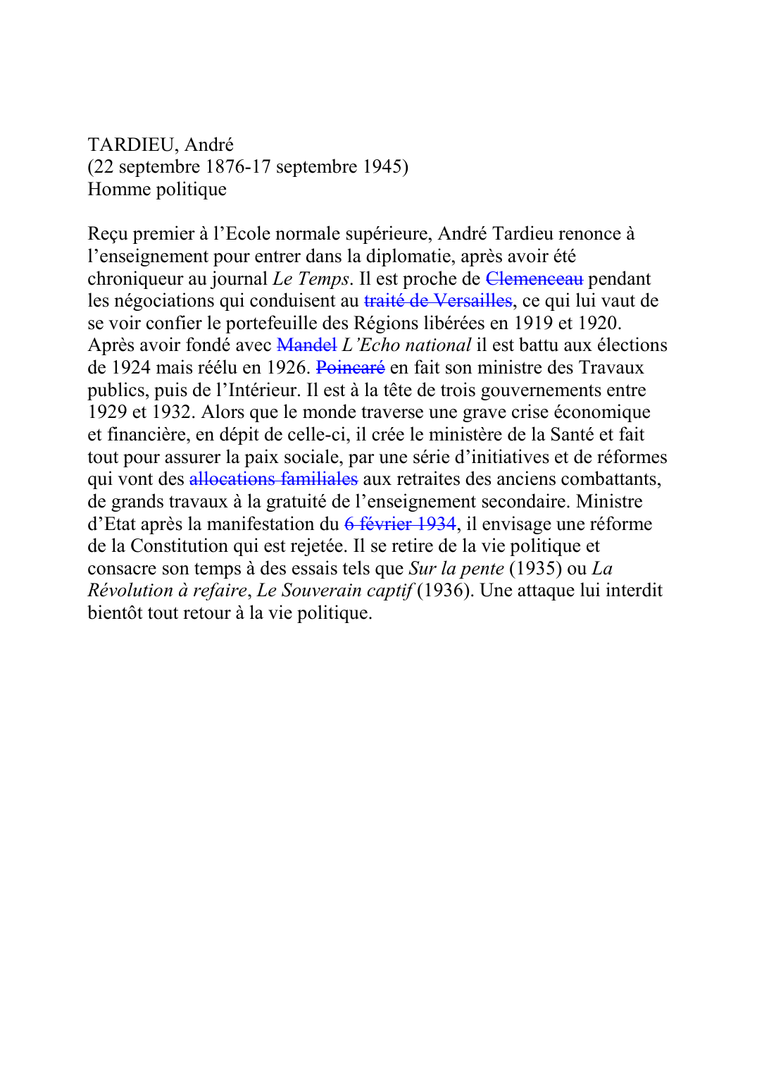 Prévisualisation du document TARDIEU, André (22 septembre 1876-17 septembre 1945)