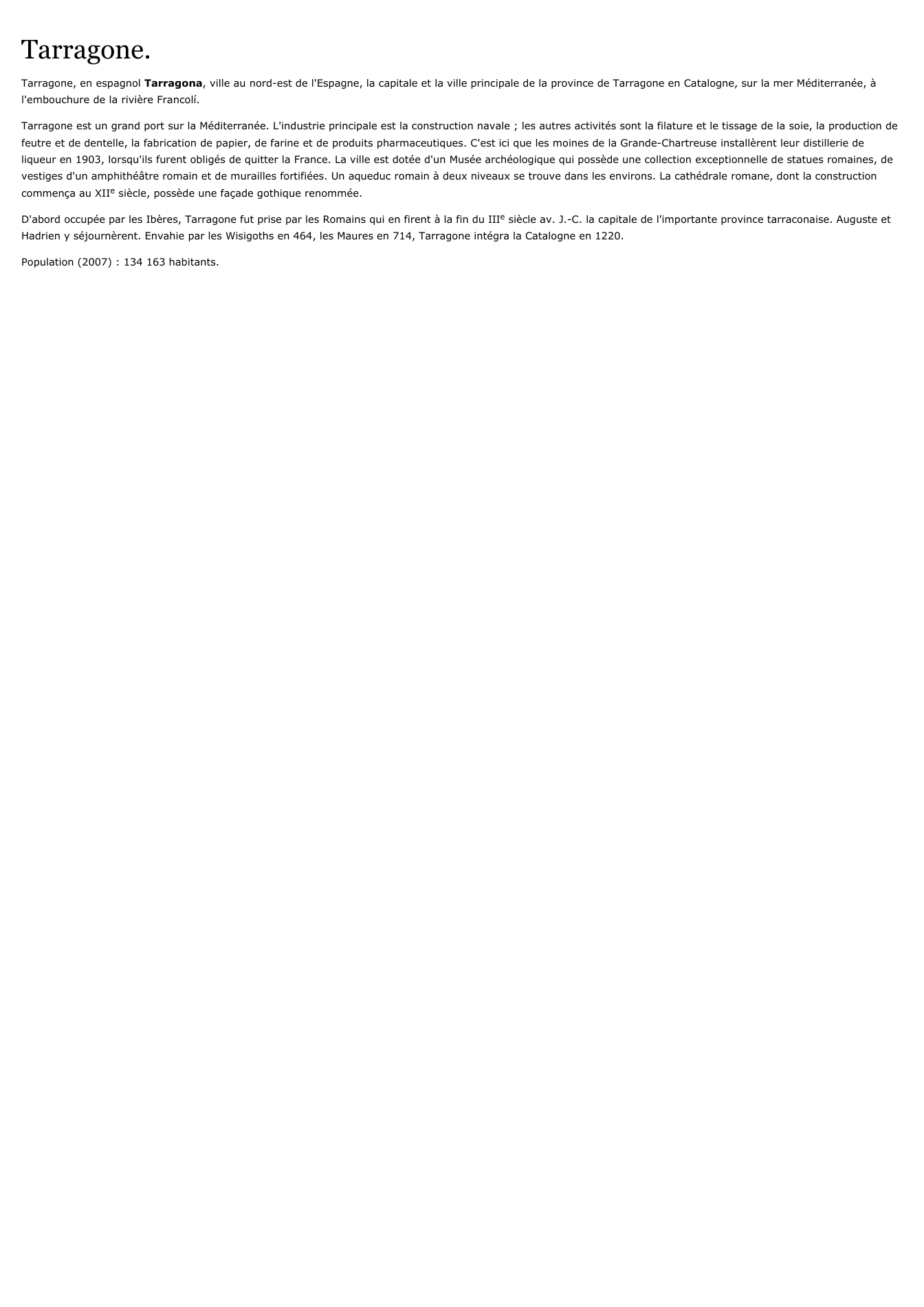 Prévisualisation du document Tarragone.