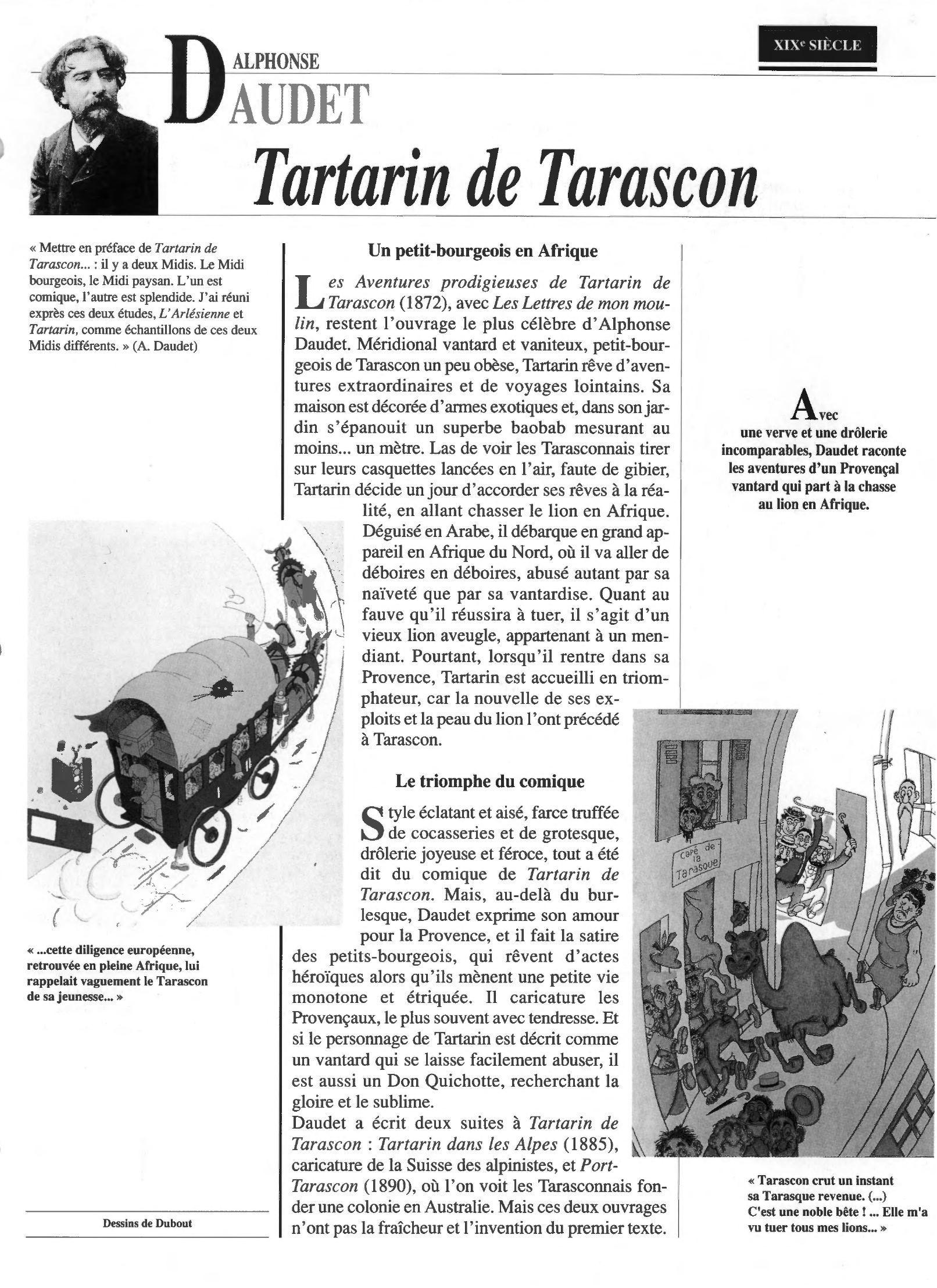 Prévisualisation du document TARTARIN DE TARASCON