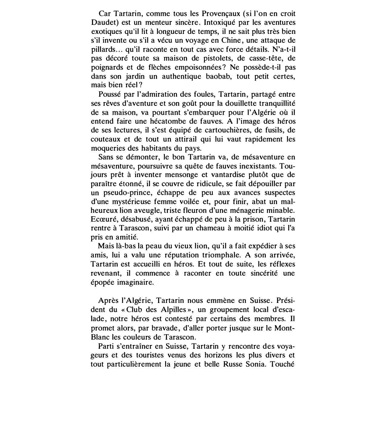 Prévisualisation du document TARTARIN DE TARASCON (analyse du personnage)