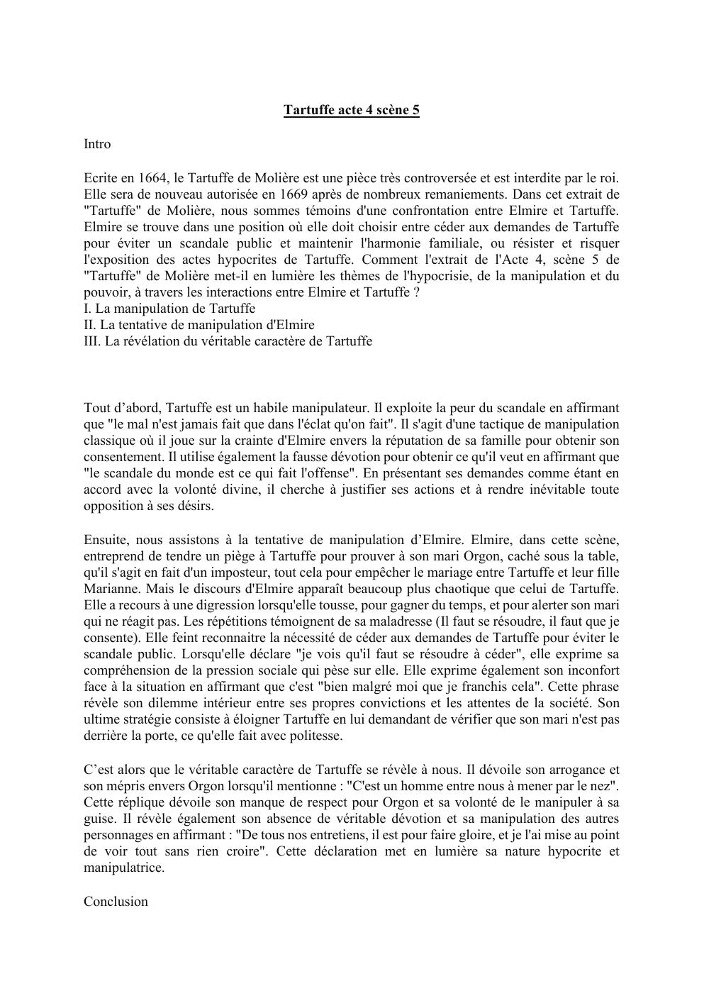 Prévisualisation du document Tartuffe acte 4 scène 5