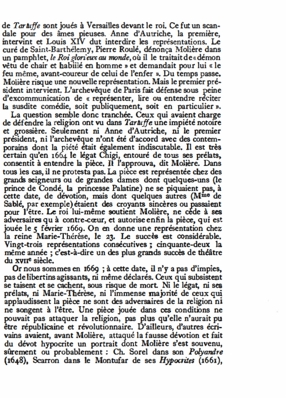 Prévisualisation du document TARTUFFE de Molière (résumé & analyse)
