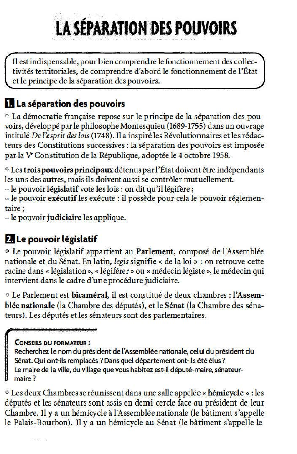 Prévisualisation du document · tASÉPIIATION DES POUVOIRS

. ·-· - ··· ·'·.: .... -. ... .............,.
.• ·

r Il est indispensa...