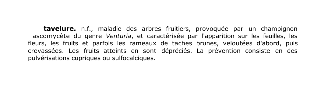 Prévisualisation du document tavelure.