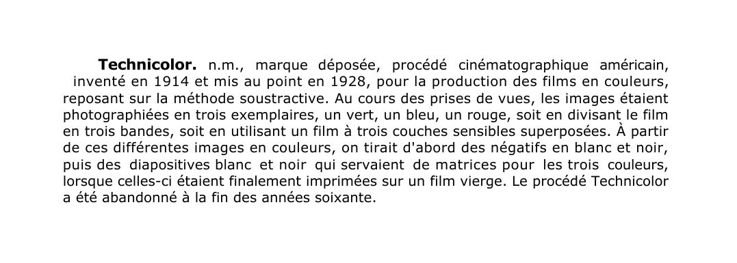 Prévisualisation du document Technicolor.