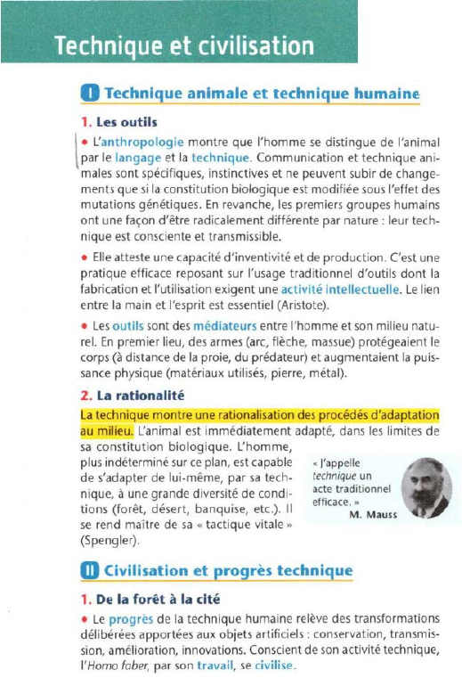 Prévisualisation du document Technique et civilisation
0

Technique animale et techni9 ue humain!_

•
l

1. les outils

l'anthropologie montre que l'homme se...