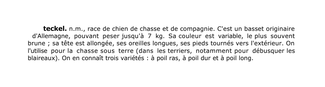Prévisualisation du document teckel.