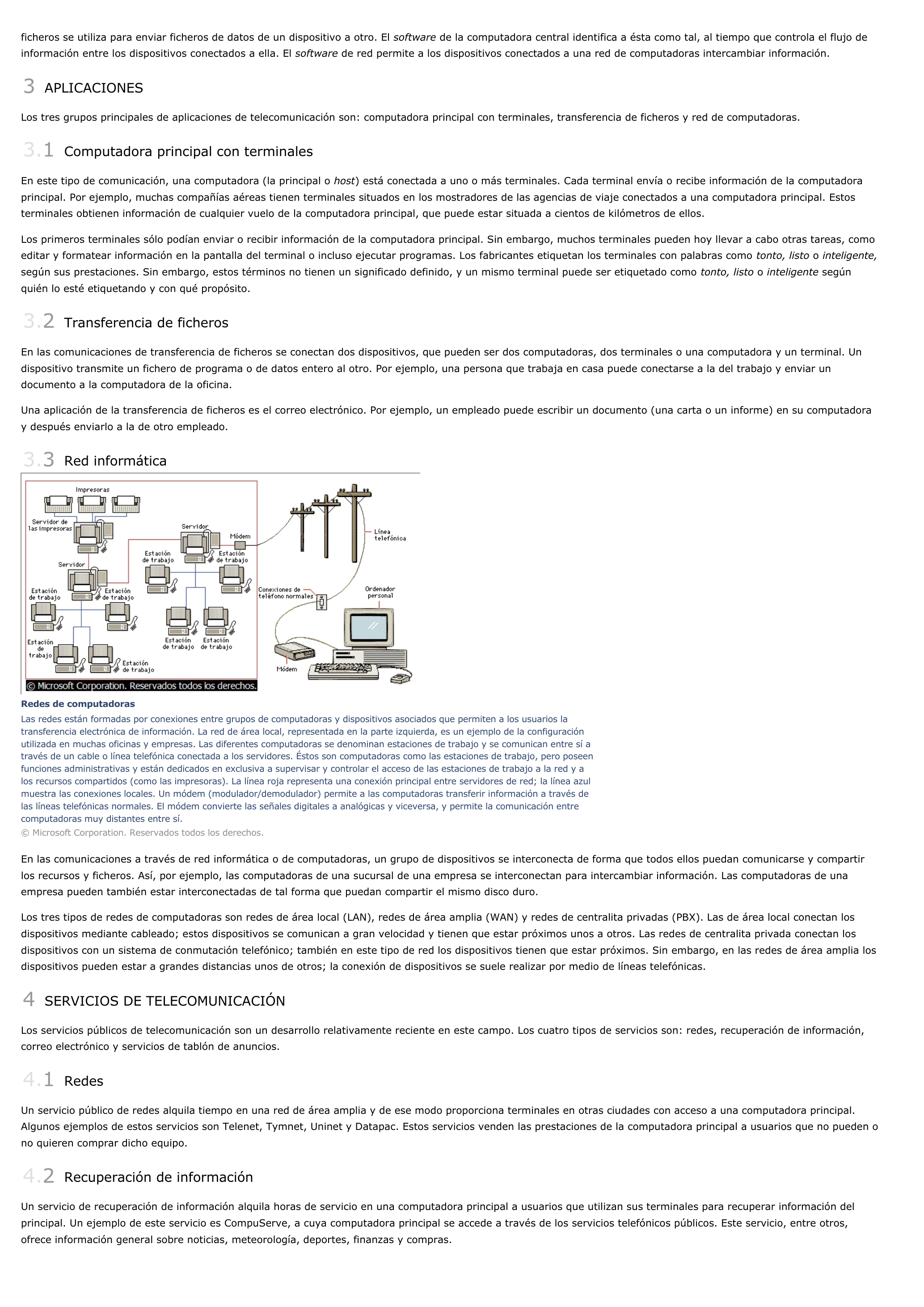 Prévisualisation du document Telecomunicación - ciencia y tecnologia.