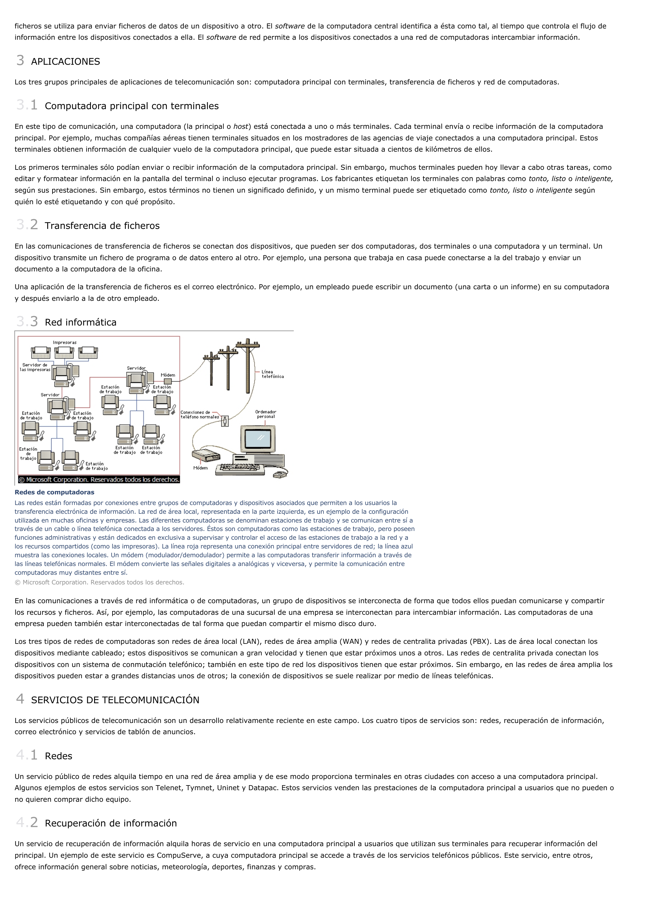 Prévisualisation du document Telecomunicación - geografía.