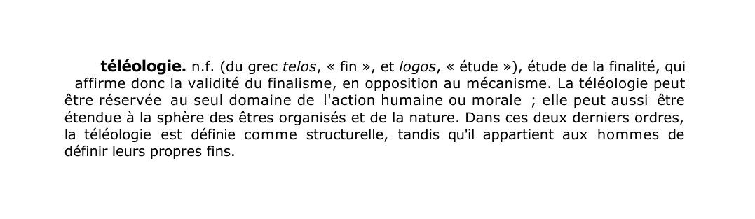 Prévisualisation du document téléologie.