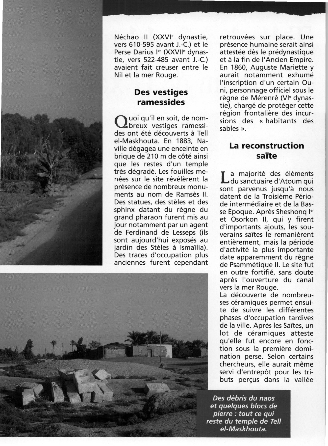 Prévisualisation du document Tell el—Maskhouta