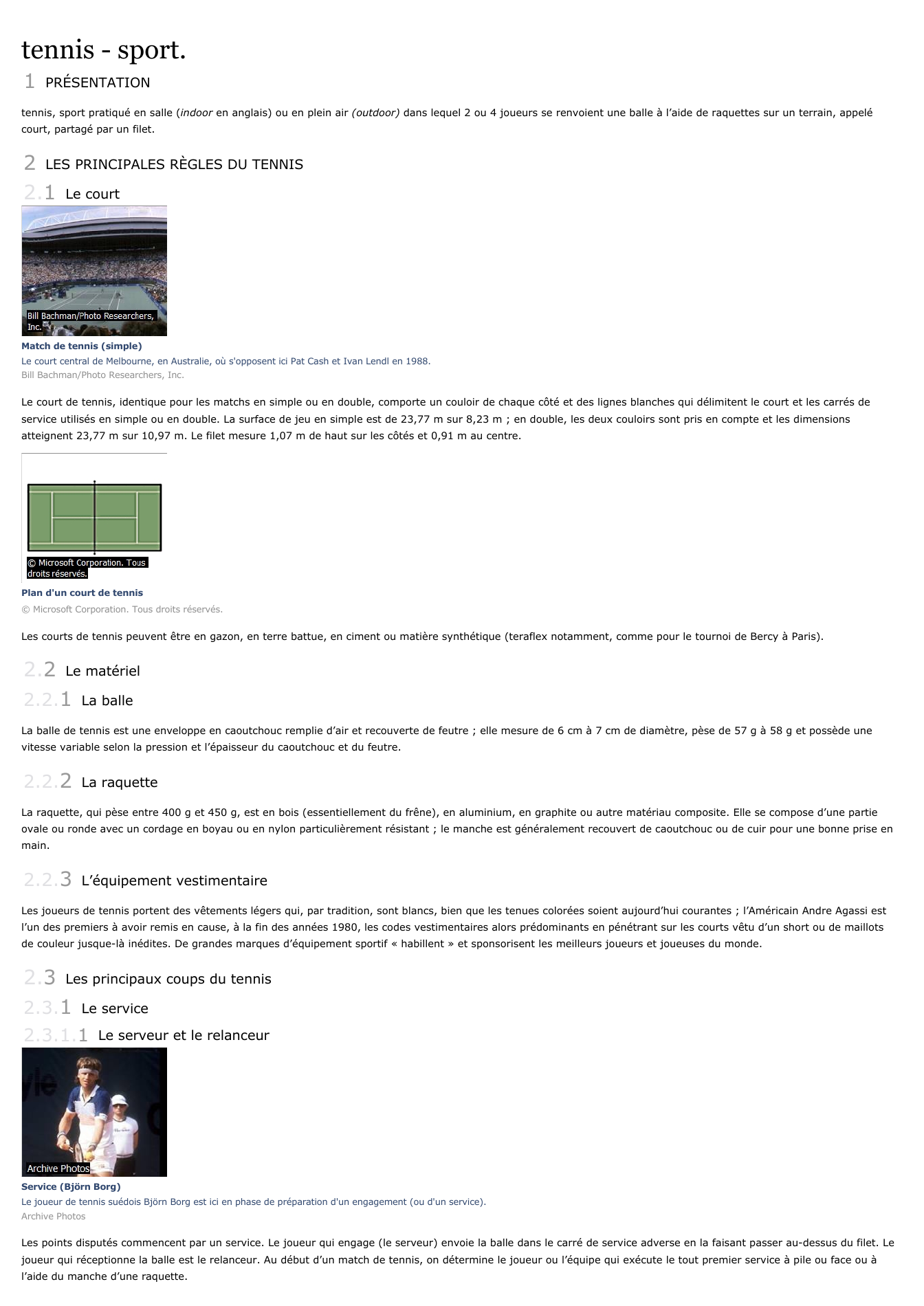 Prévisualisation du document tennis - sport.