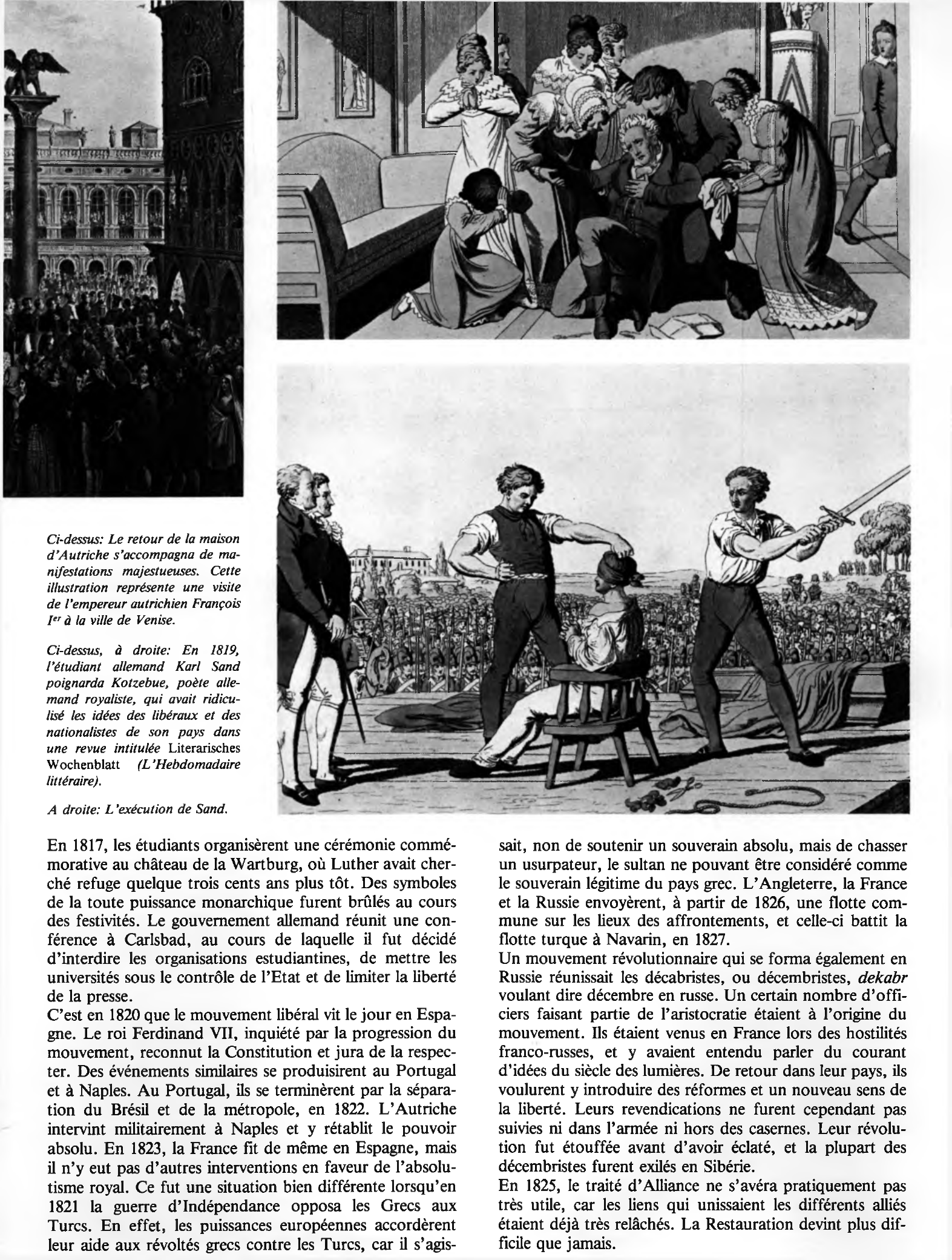 Prévisualisation du document Tentatives de retour à l'Ancien Régime