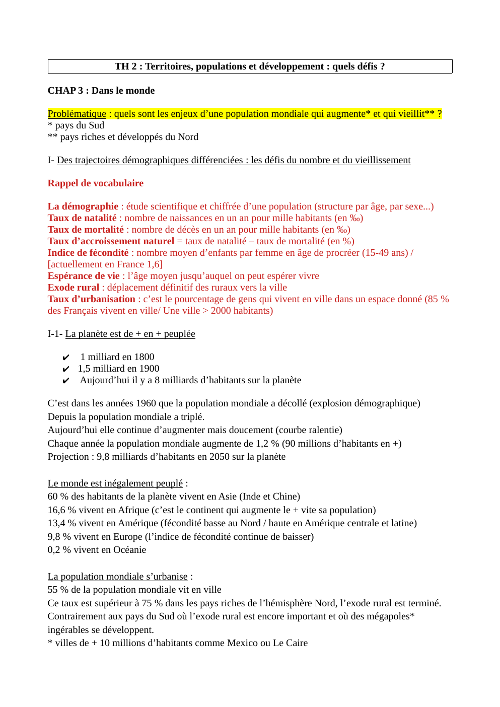 Prévisualisation du document Territoires, populations et développement : quels défis ?