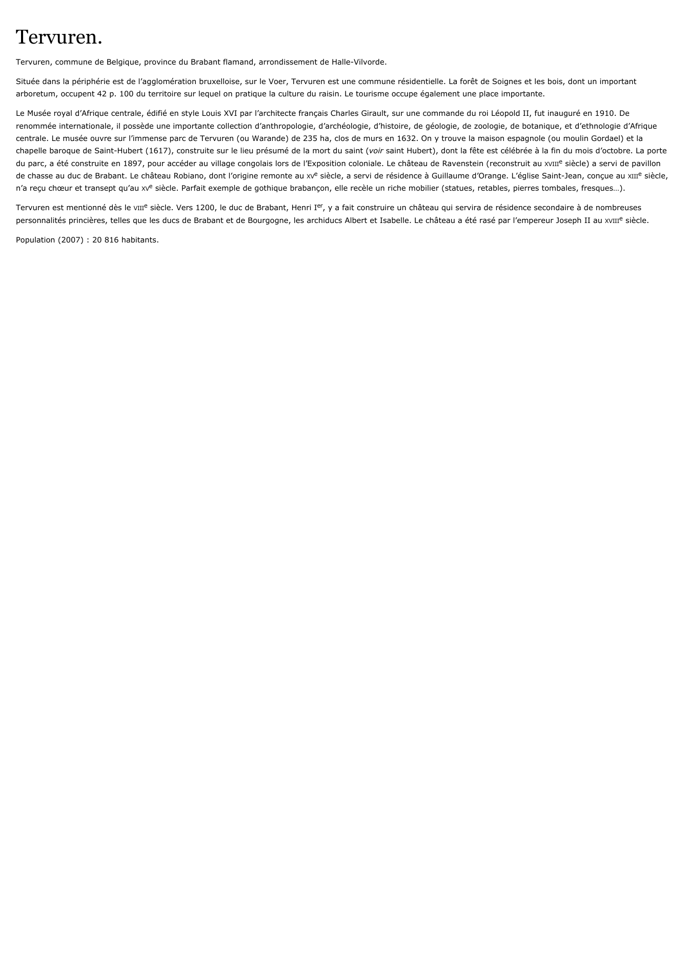 Prévisualisation du document Tervuren.