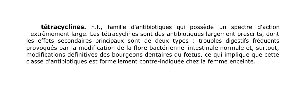 Prévisualisation du document tétracyclines.