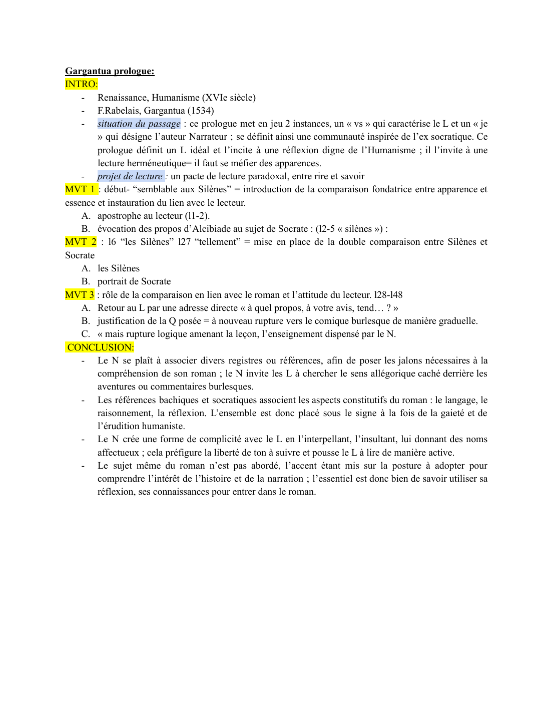 Prévisualisation du document Texte de bac de français (étude linéaire complète)