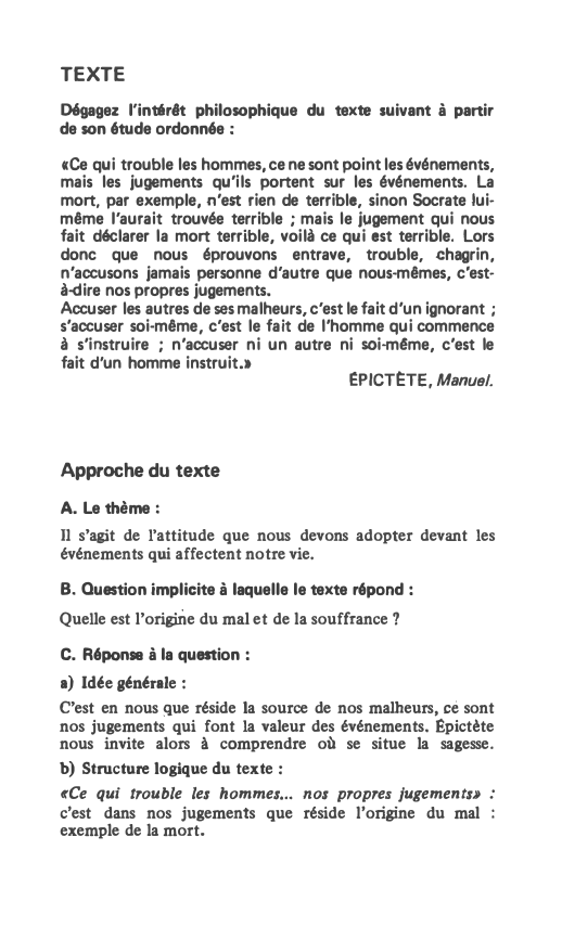 Prévisualisation du document TEXTE
Dégagez l'intérêt ph ilosoph ique du texte suivant à partir
de son étude ordonnée :

«Ce qui trouble les...