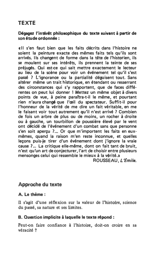 Prévisualisation du document TEXTE
Dégagez l'intérft philosophique du texte suivant à partir de
son étude ordonnée :

cll s'en faut bien que les...