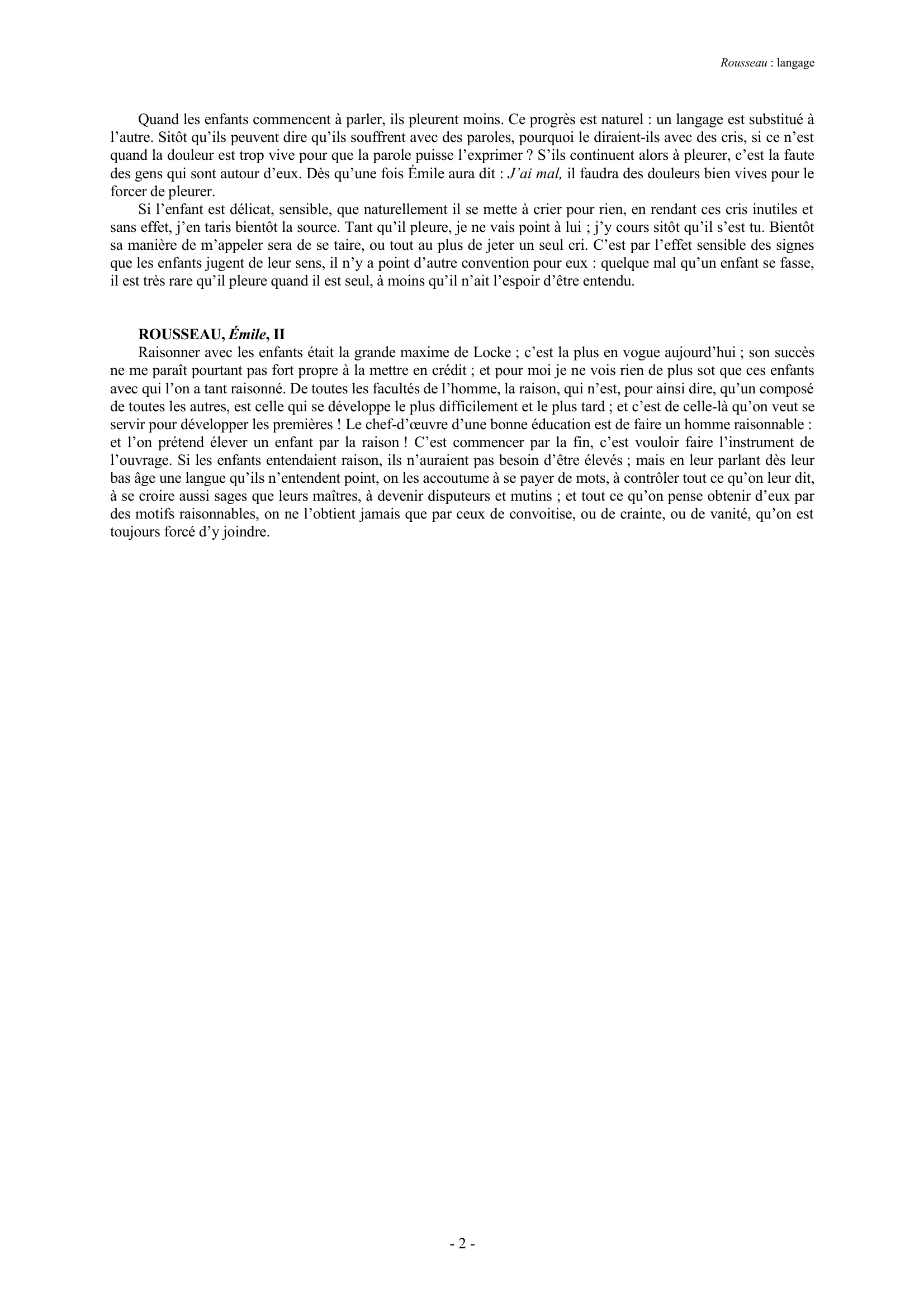 Prévisualisation du document Texte Rousseau