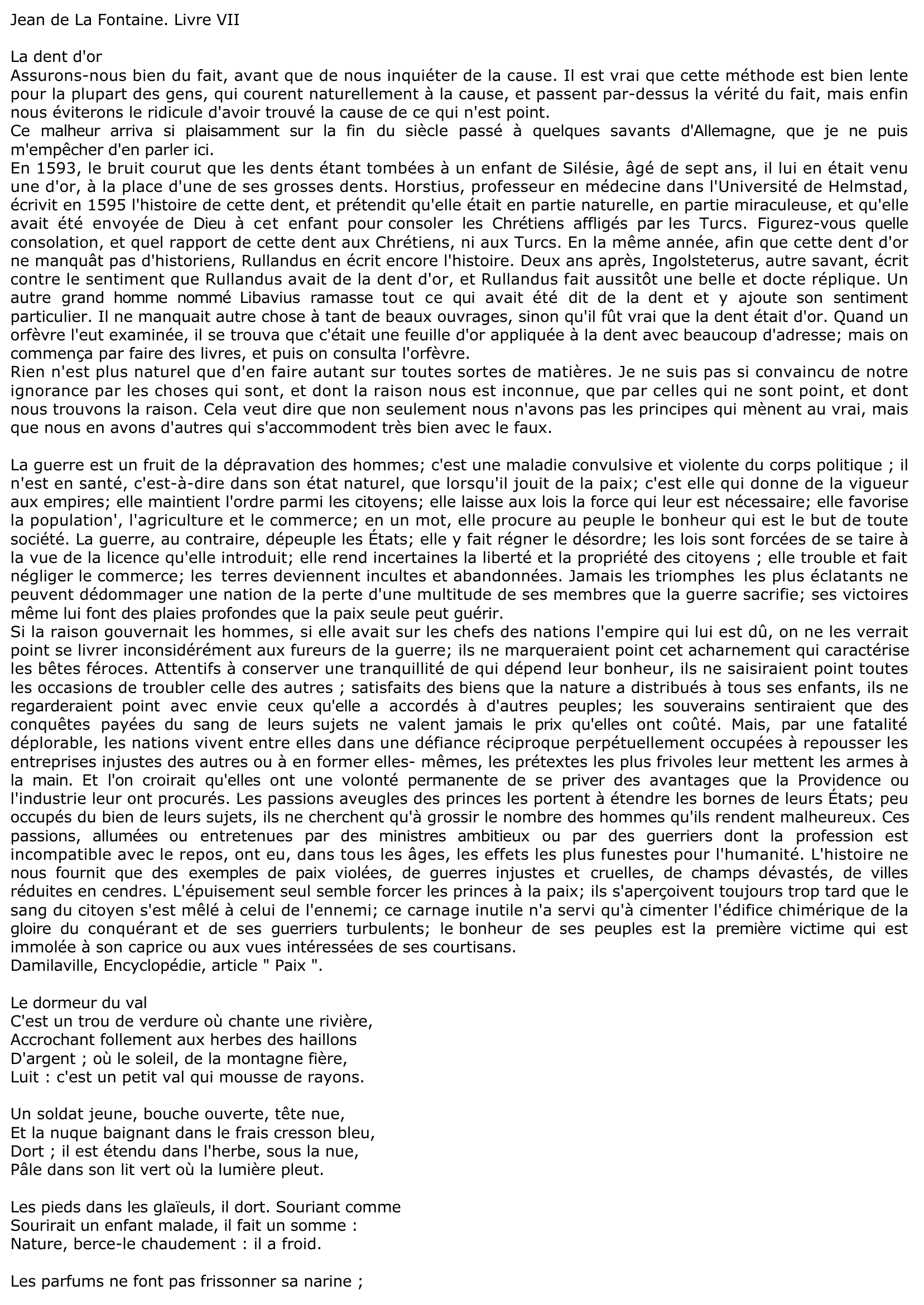 Prévisualisation du document TEXTES BAC DE FRANCAIS