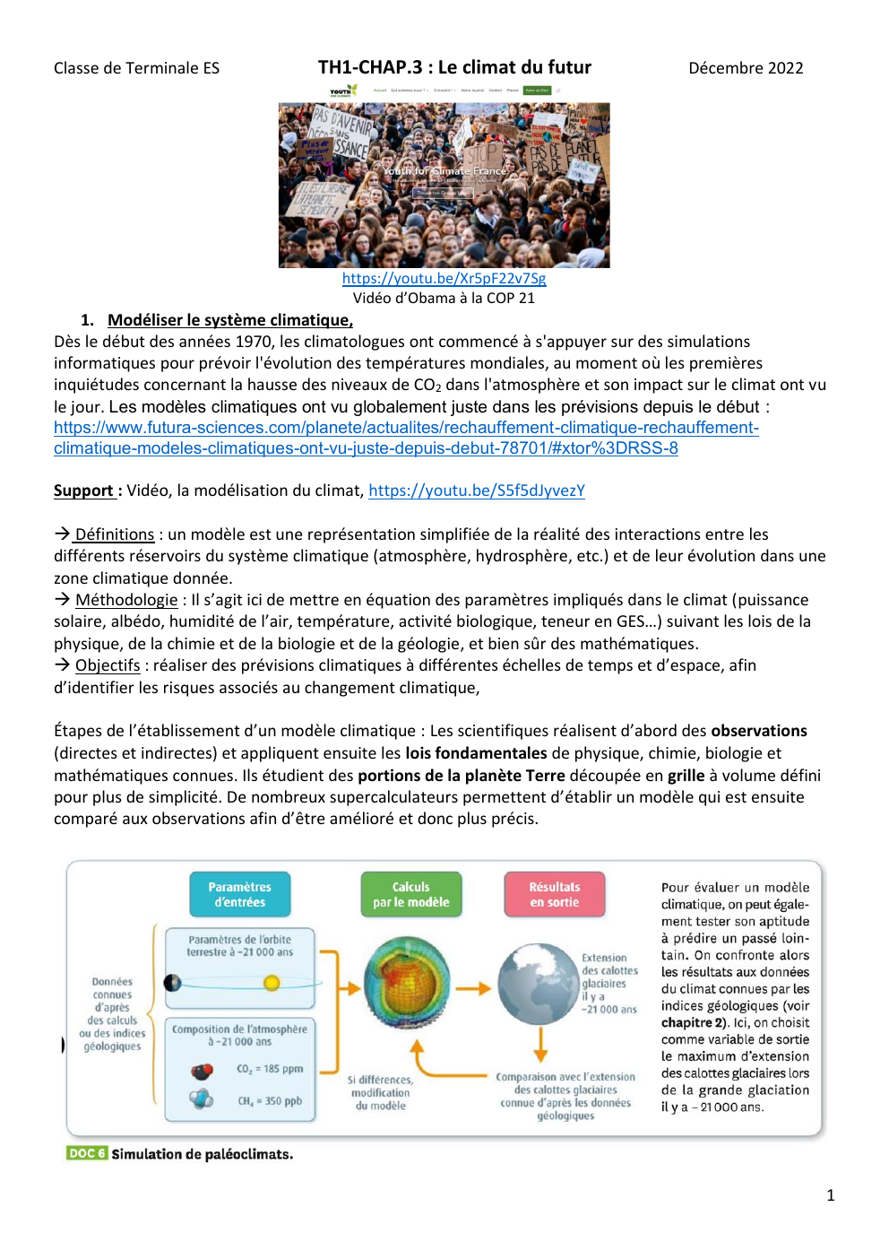 Prévisualisation du document TH1-CHAP.3 : Le climat du futur