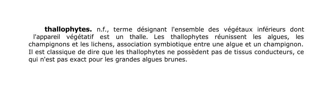 Prévisualisation du document thallophytes.