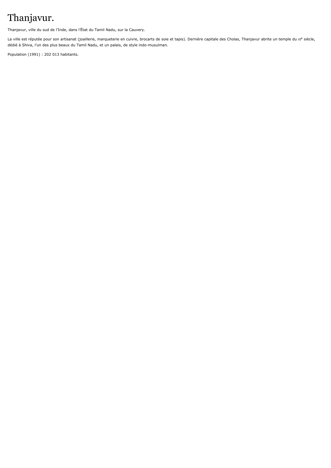 Prévisualisation du document Thanjavur.