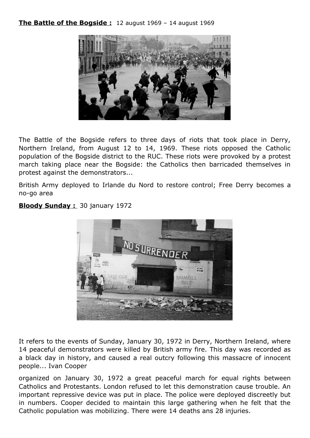 Prévisualisation du document The Battle of the Bogside : 12 august 1969 – 14 august 1969