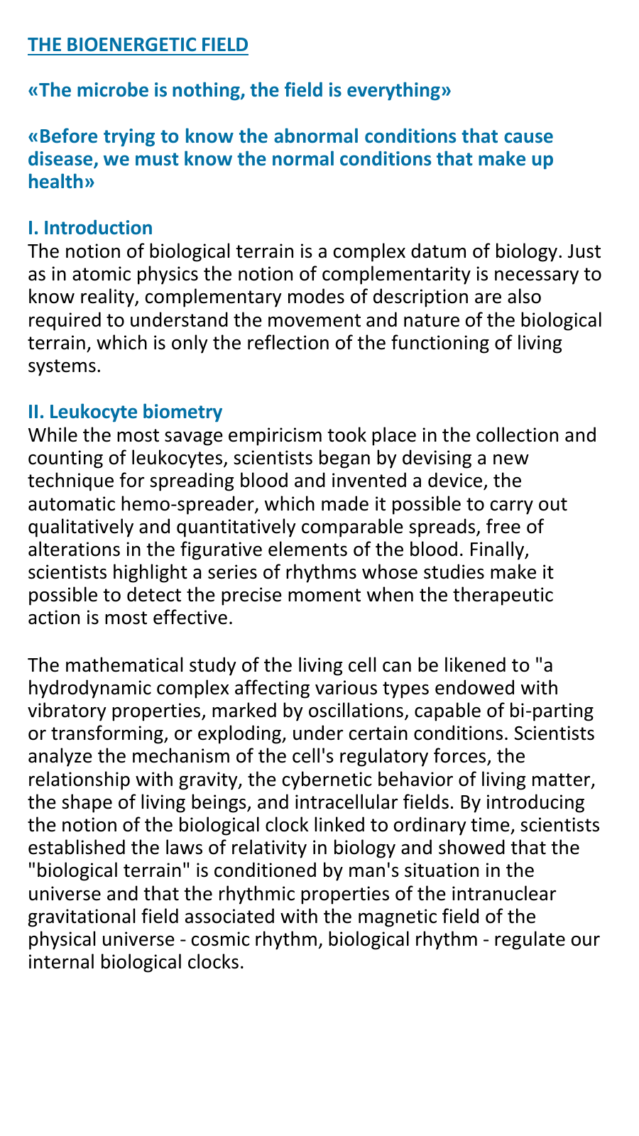 Prévisualisation du document THE BIOENERGETIC FIELD