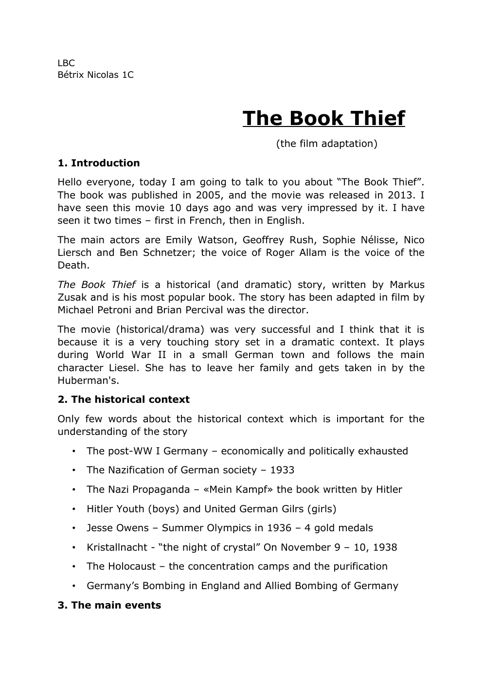 Prévisualisation du document The Book Thief Final version