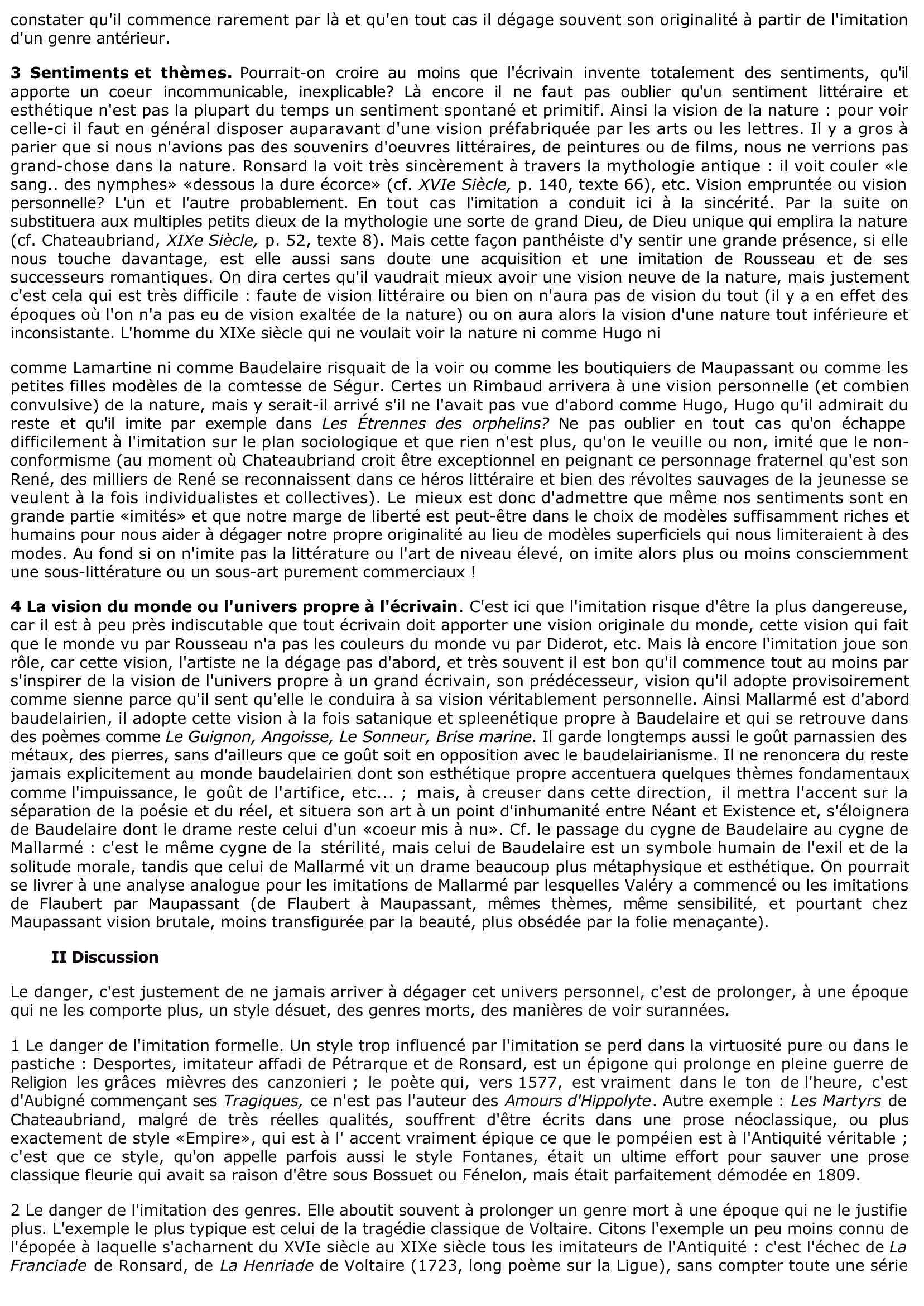 Prévisualisation du document Théophile Gautier aimait à dire : «Quiconque n'a pas commencé par imiter ne sera jamais original», et le philosophe Alain écrit dans ses Propos sur l'éducation : «Il  n'y a qu'une méthode pour inventer, qui est d'imiter.». Que pensez-vous de tels conseils ?