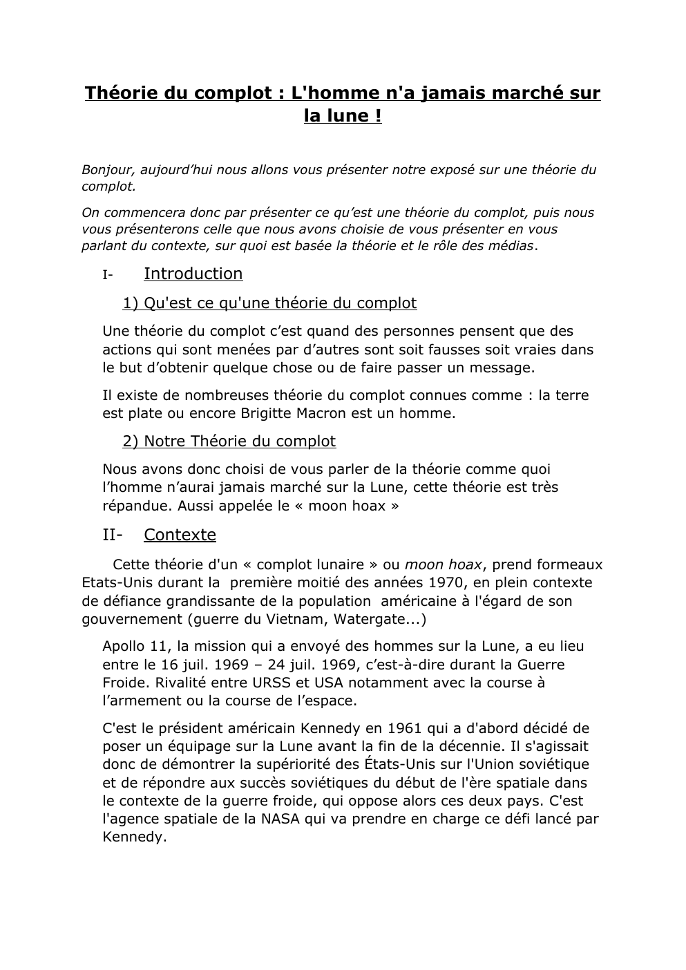 Prévisualisation du document Théorie du complot : L’Homme n’a jamais marché sur la lune