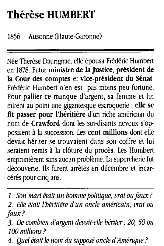 Prévisualisation du document Thérèse HUMBERT
