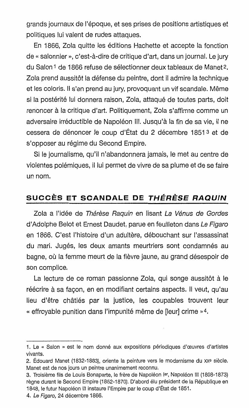Prévisualisation du document Thérèse Raquin dans l’œuvre de Zola