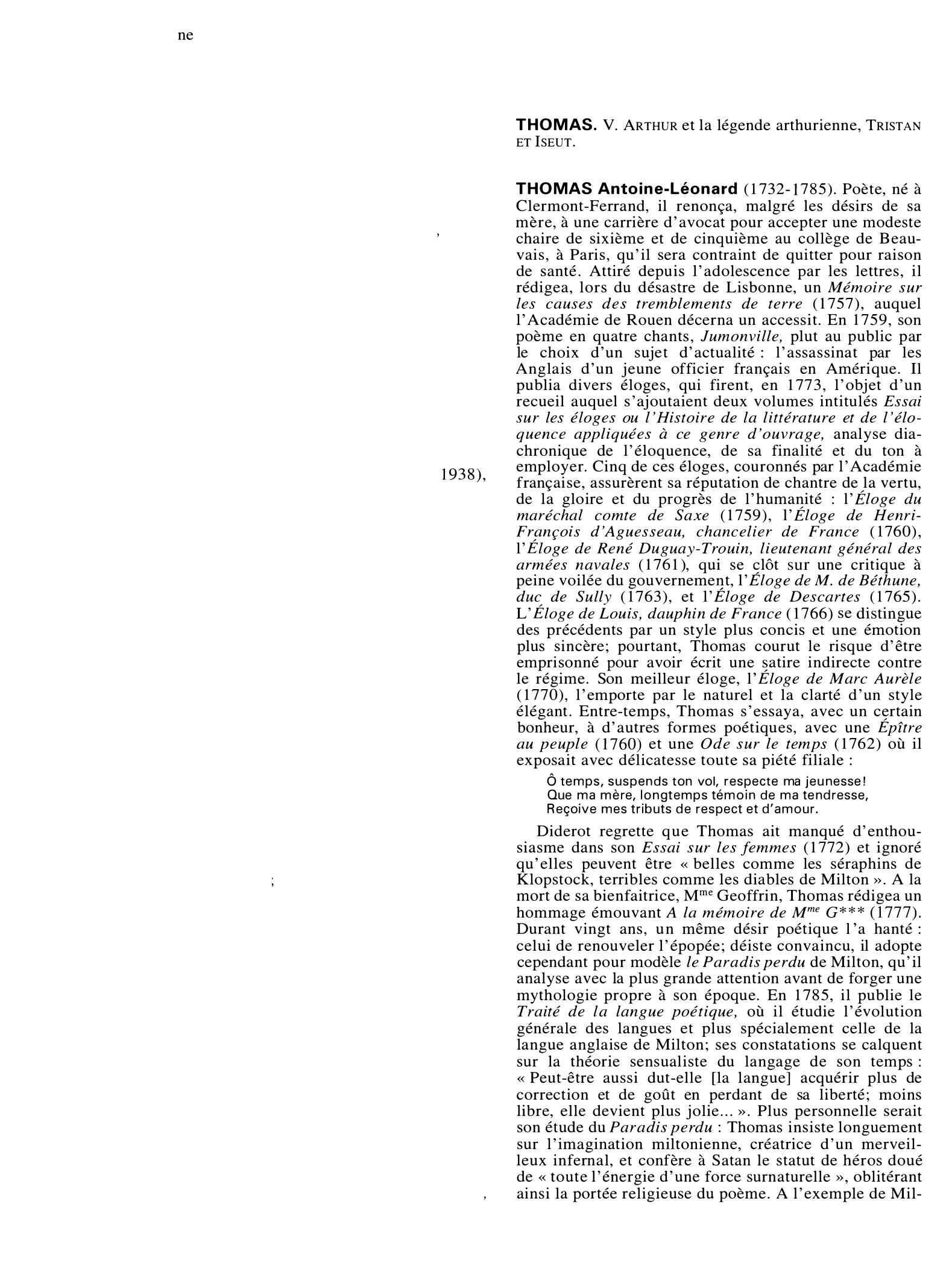 Prévisualisation du document THOMAS (Antoine Léonard)