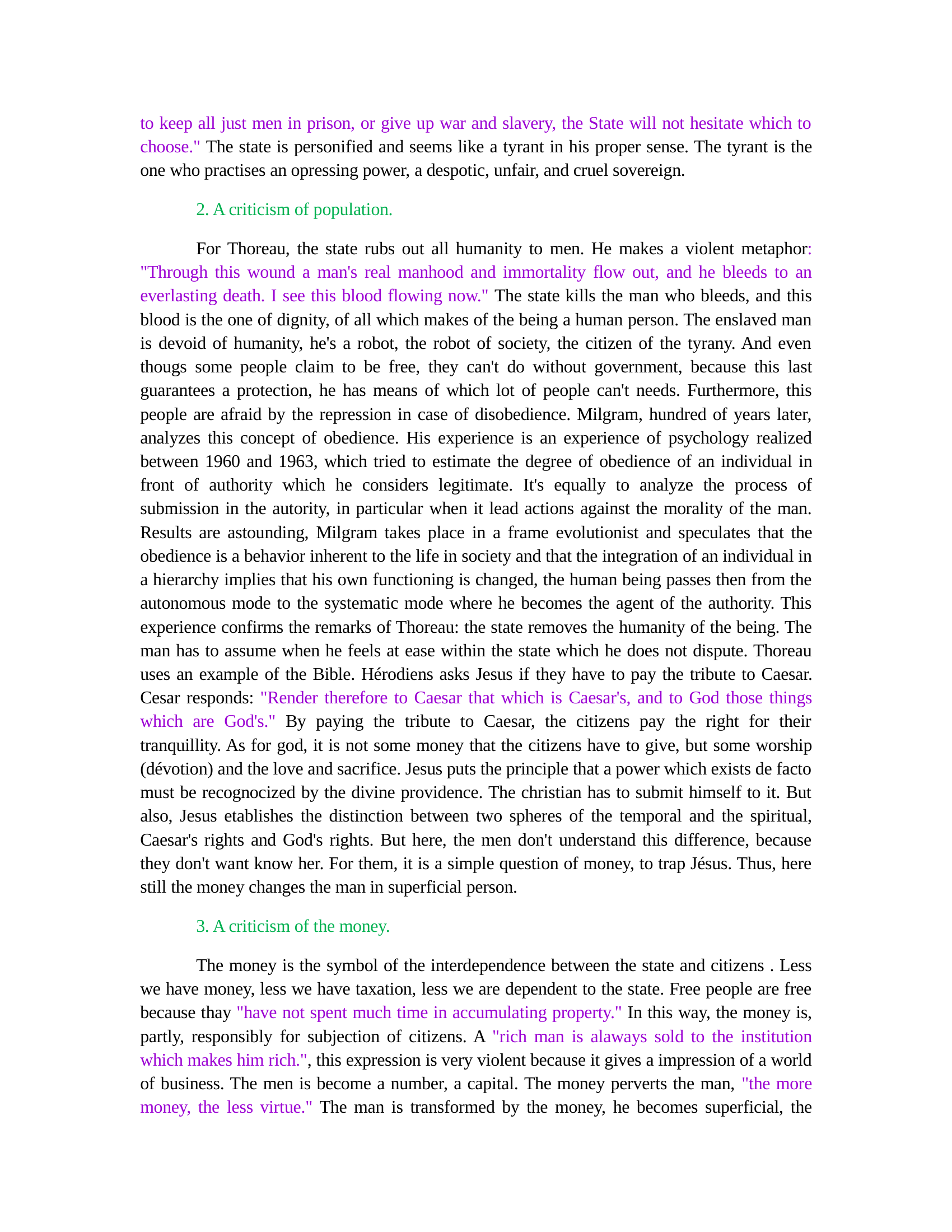 Prévisualisation du document Thoreau anglais