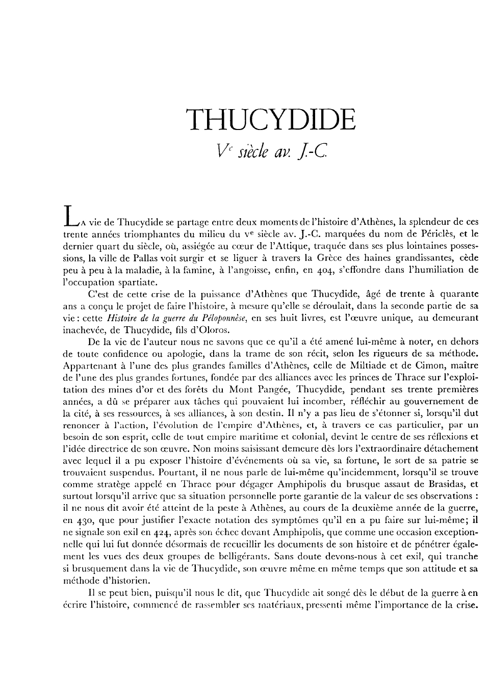 Prévisualisation du document Thucydide