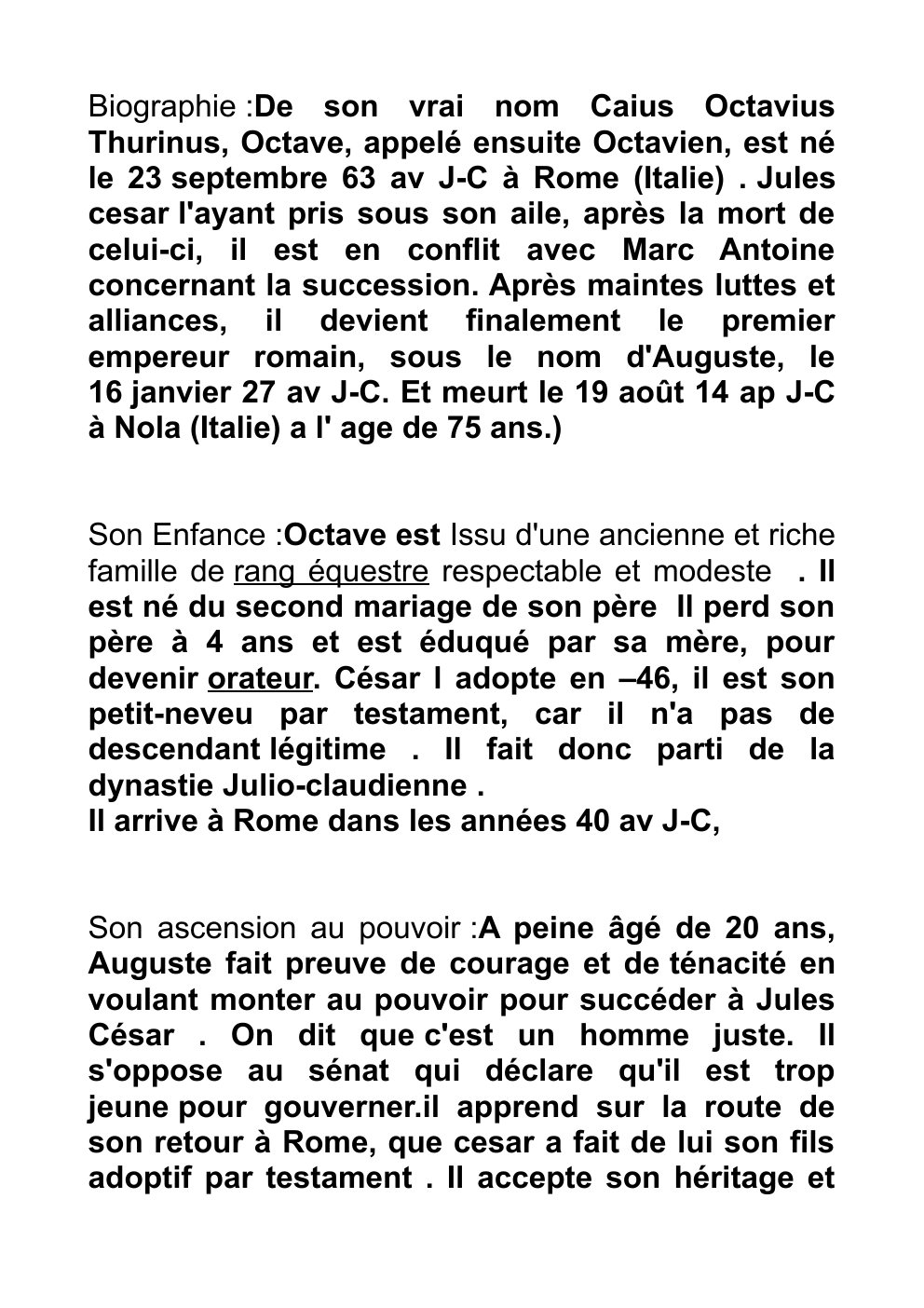 Prévisualisation du document Thurinus, Octave, appelé ensuite Octavien