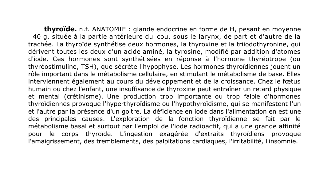 Prévisualisation du document thyroïde.