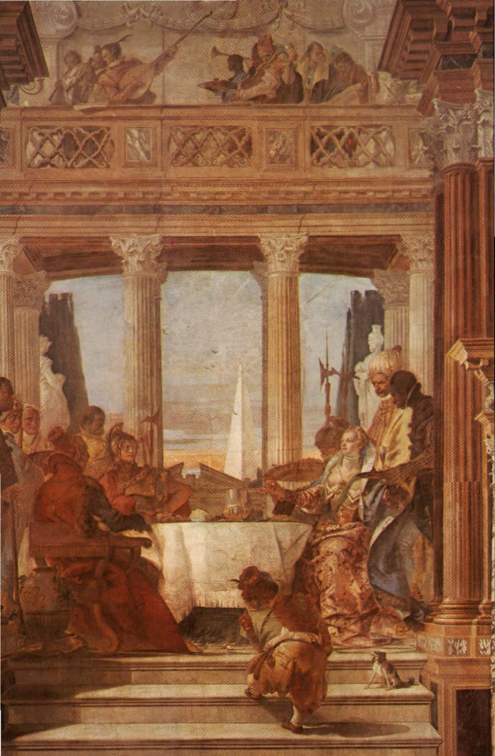 Prévisualisation du document TIEPOLO Giambattista : Le Banquet de Cléopâtre (analyse du tableau).