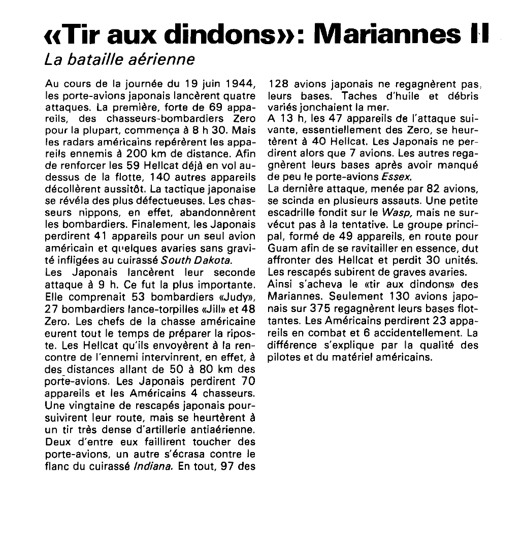 Prévisualisation du document «Tir aux dindons»: Mariannes (seconde guerre mondiale).