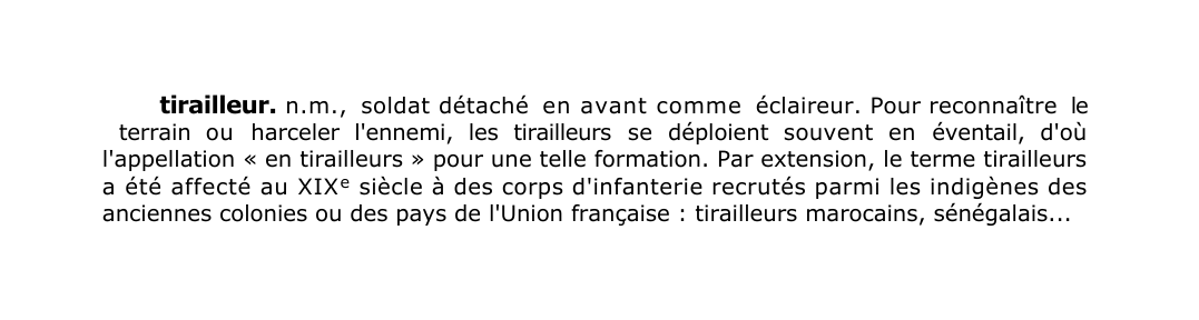 Prévisualisation du document tirailleur.