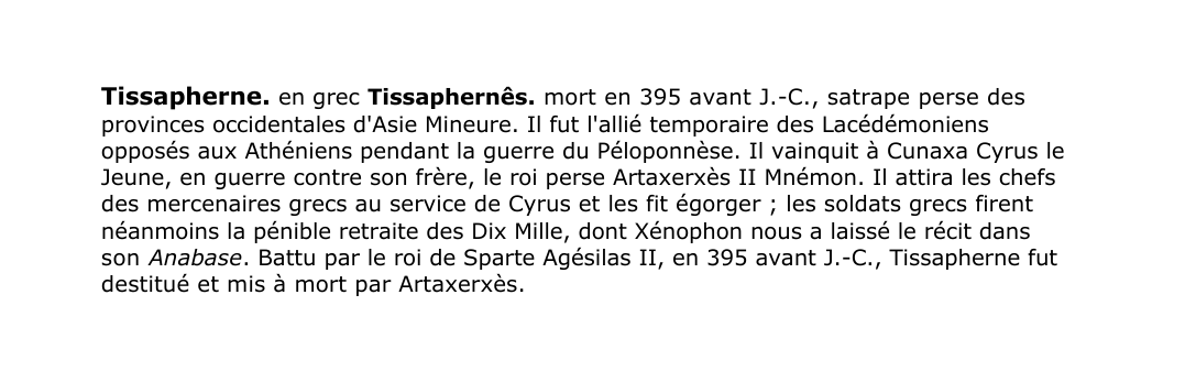 Prévisualisation du document Tissapherne.