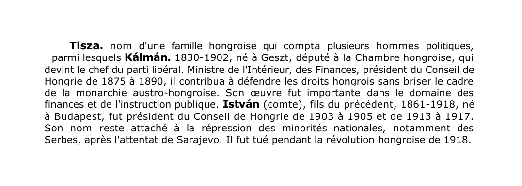 Prévisualisation du document Tisza.