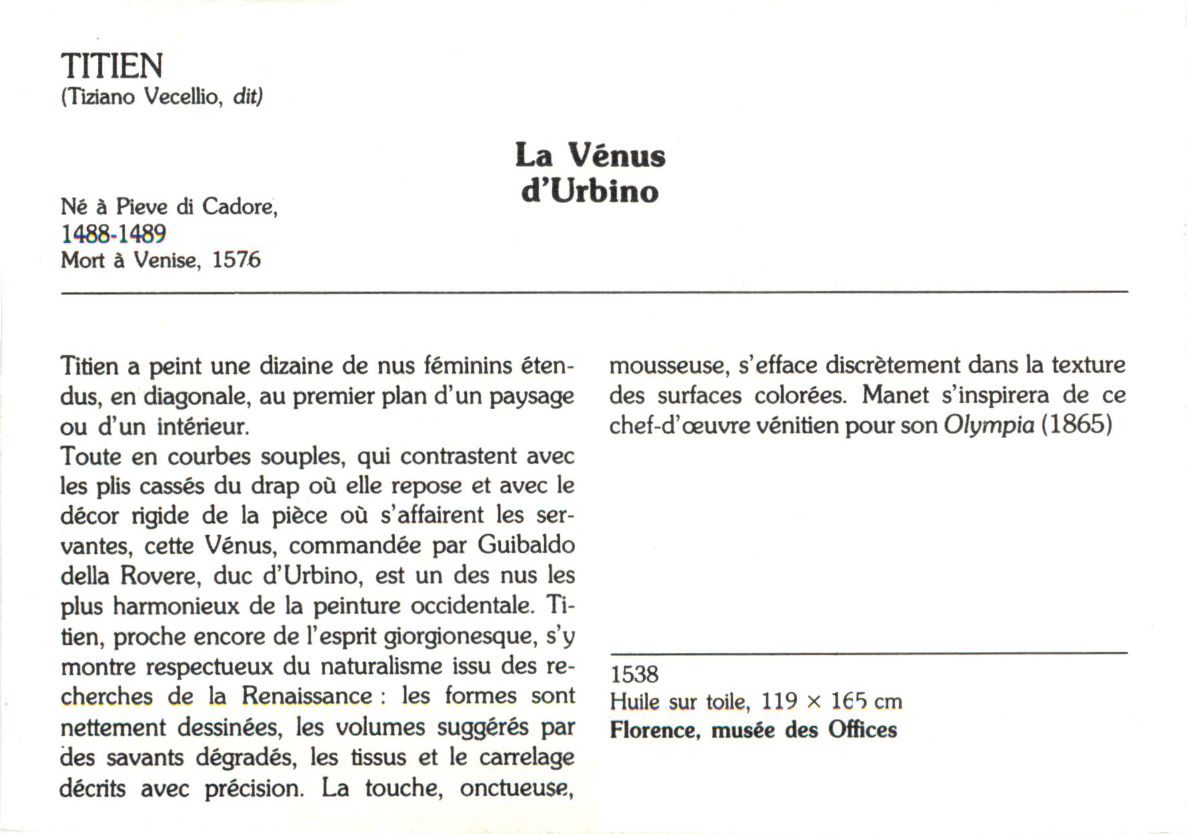 Prévisualisation du document TITIEN: La Vénus d'Urbino