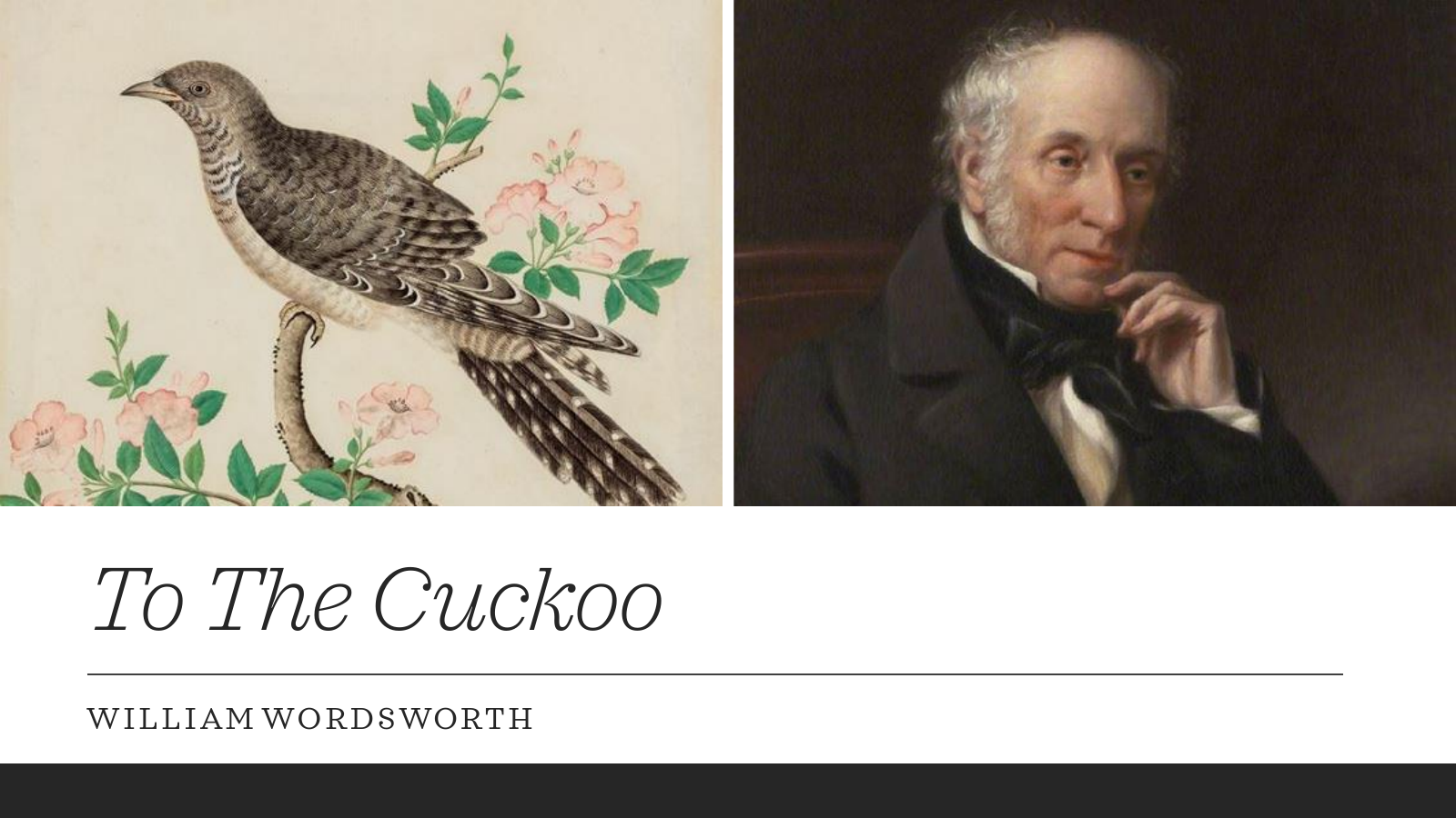 Prévisualisation du document to the cuckoo wordsworth