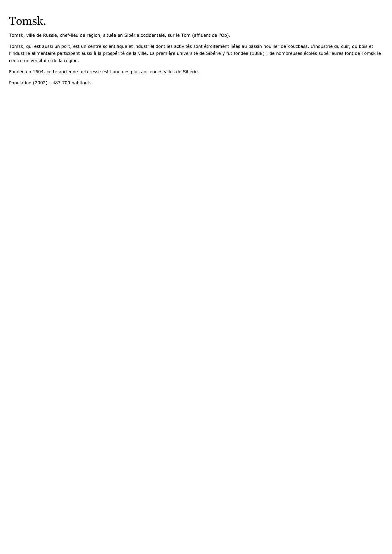 Prévisualisation du document Tomsk.