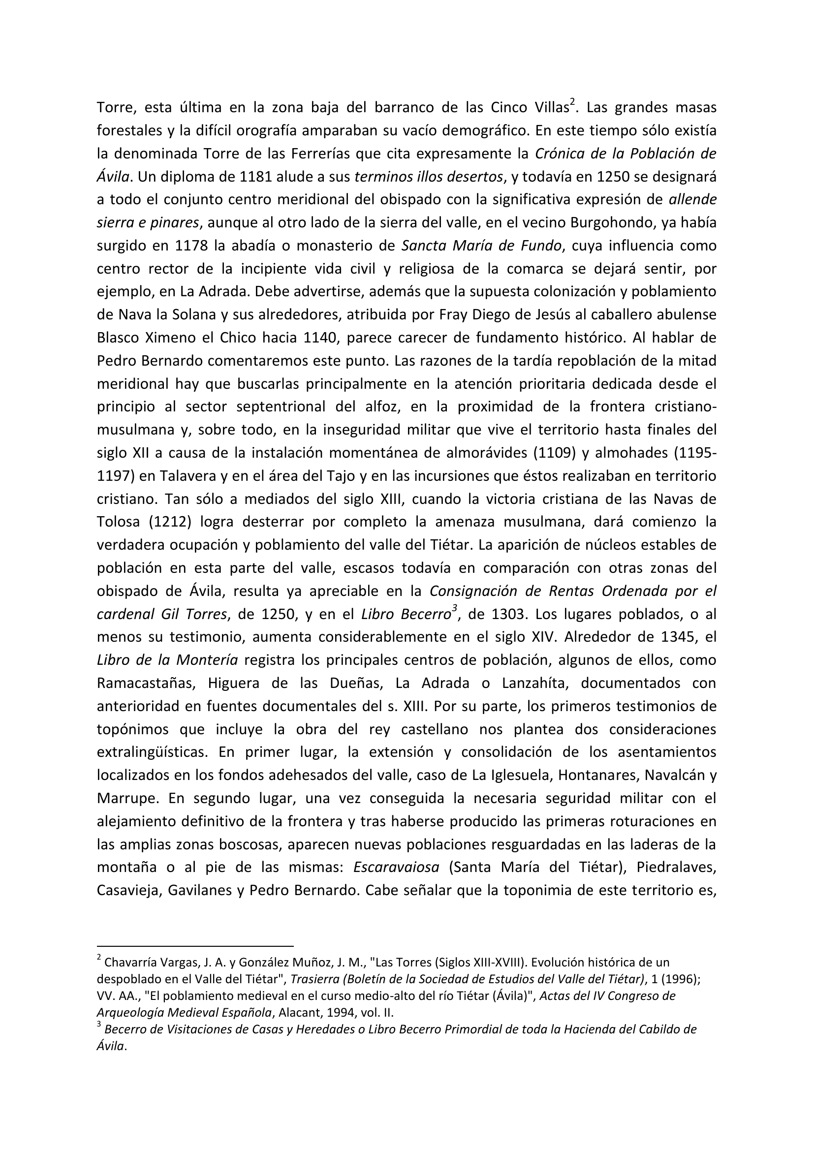 Prévisualisation du document Toponimia del valle del Tiétar